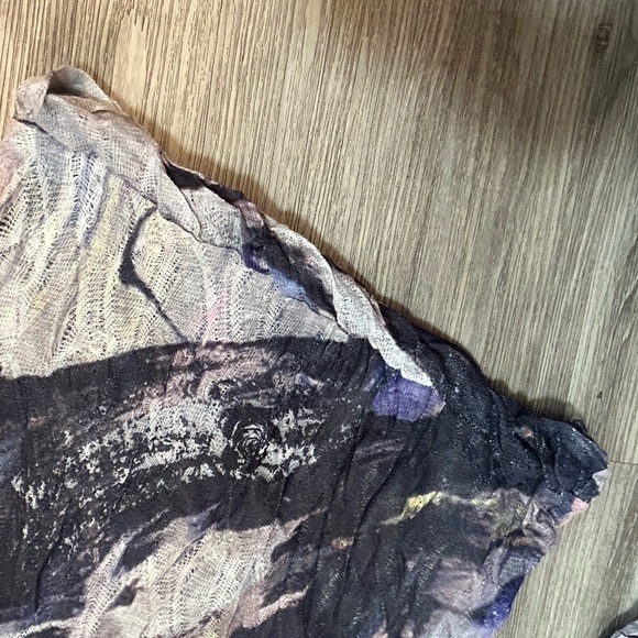 New with tags boutique brand FUNSPORT boho bohemian long sleeve blouse top. - Picture 7 of 8